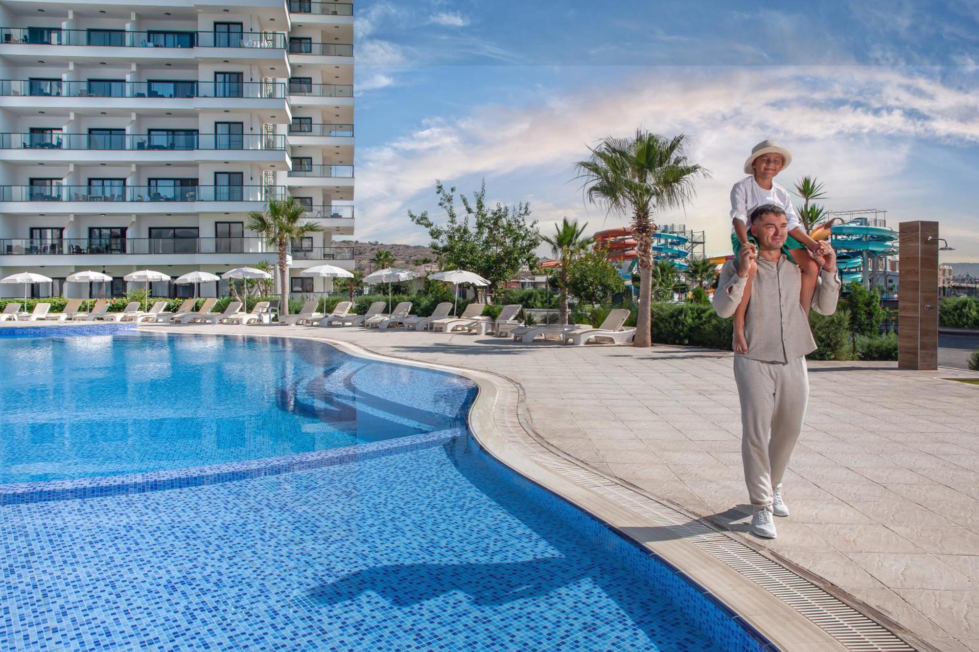 Caesar Blue Seaside Luxury Apartments Gastria Esterno foto